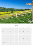 Yorkshire Wall Calendar 2024 by Charlotte Gale