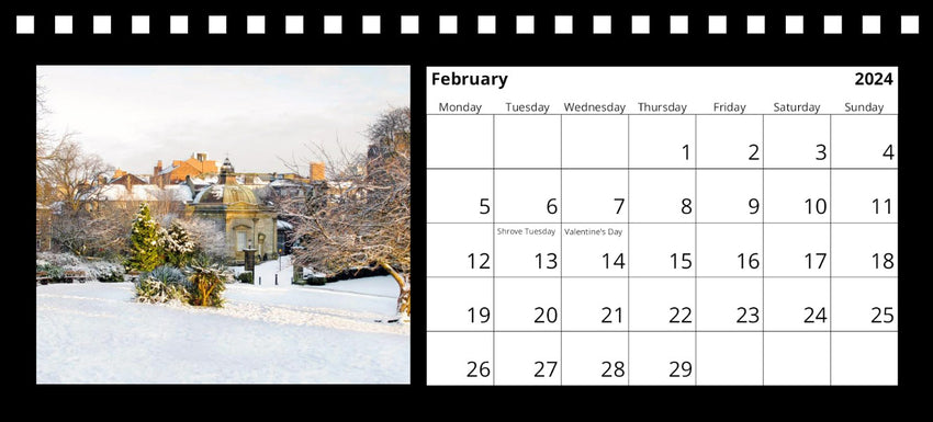 Harrogate Desk Calendar 2024 by Charlotte Gale