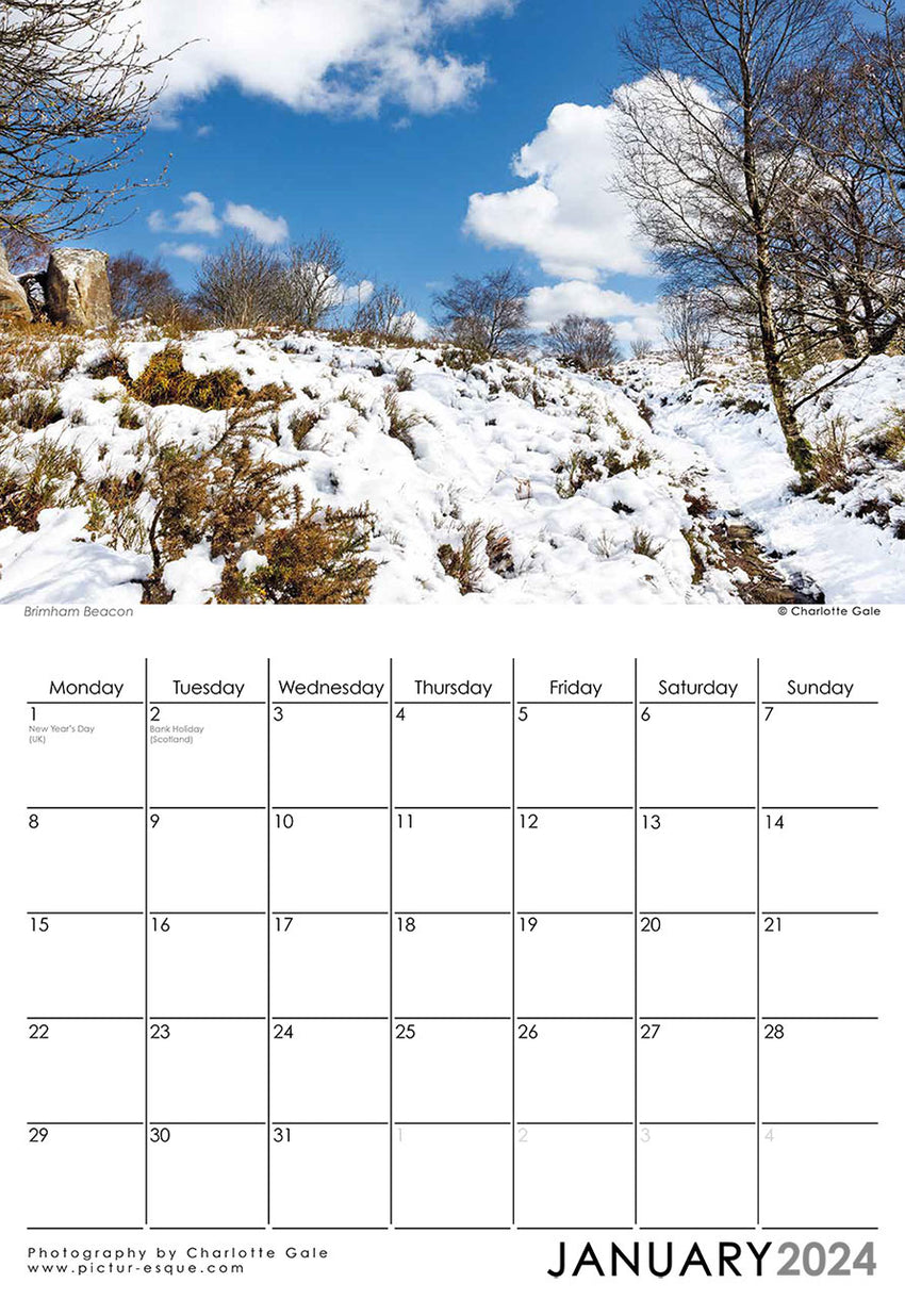 Nidderdale Wall Calendar 2024