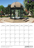 Crescent Gardens Harrogate 2024 Wall Calendar