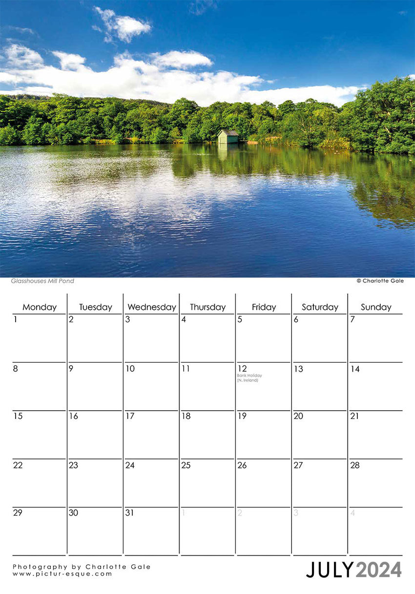 Nidderdale Wall Calendar 2024