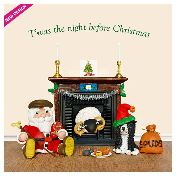 Night before Christmas Christmas card by Charlotte Gale