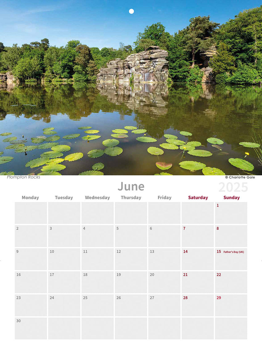 Harrogate 2025 Wall Calendar by Charlotte Gale Photography