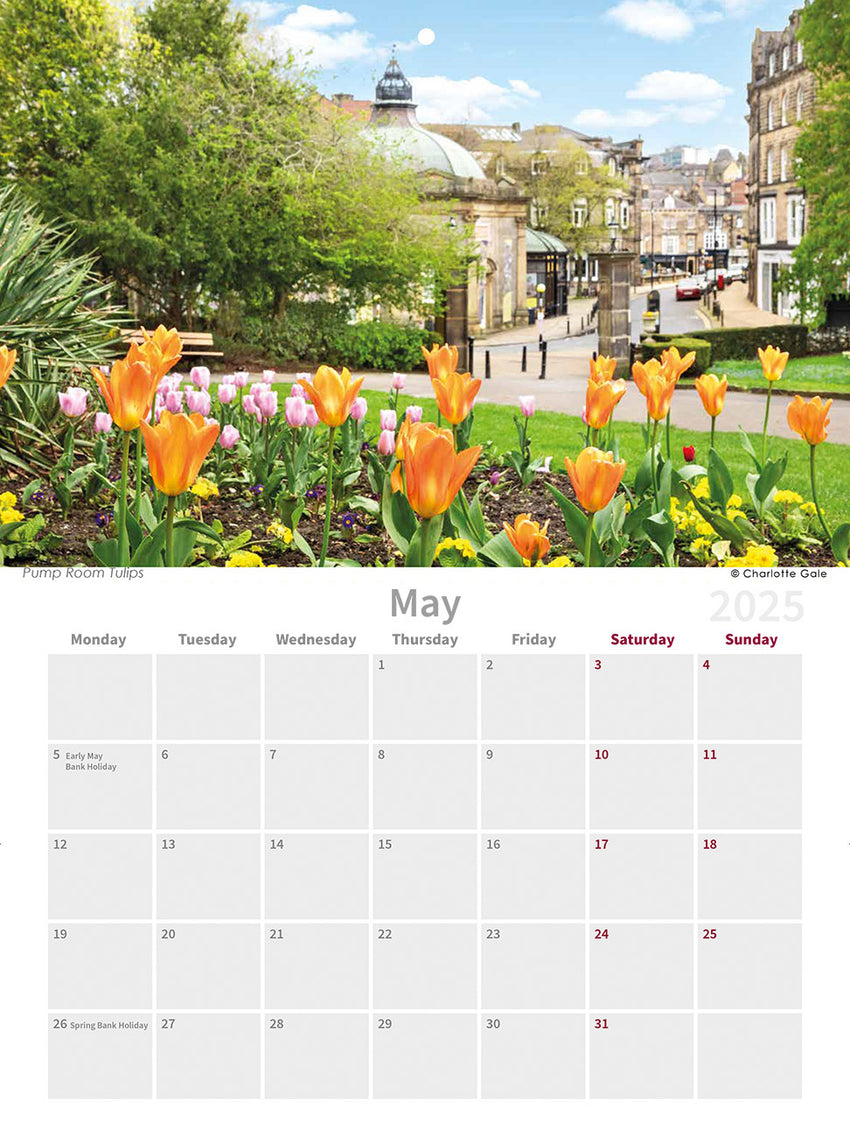 Harrogate 2025 Wall Calendar by Charlotte Gale Photography