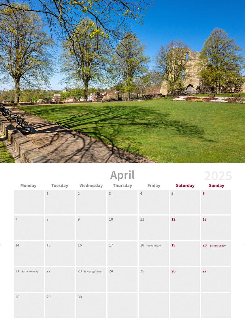 Knaresborough 2025 Wall Calendar by Charlotte Gale