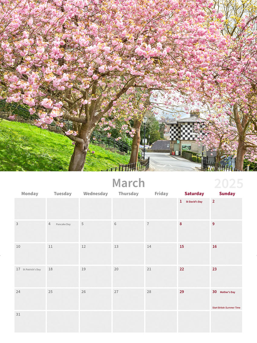 Knaresborough 2025 Wall Calendar by Charlotte Gale