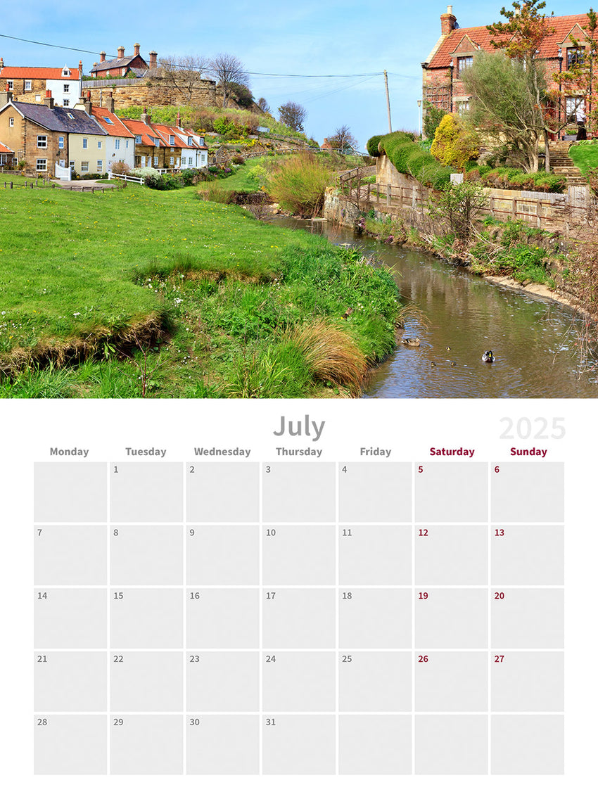 Whitby Wall Calendar 2025 by Charlotte Gale Photography