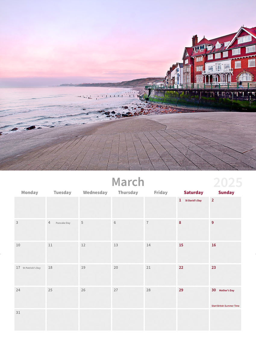 Whitby Wall Calendar 2025 by Charlotte Gale Photography