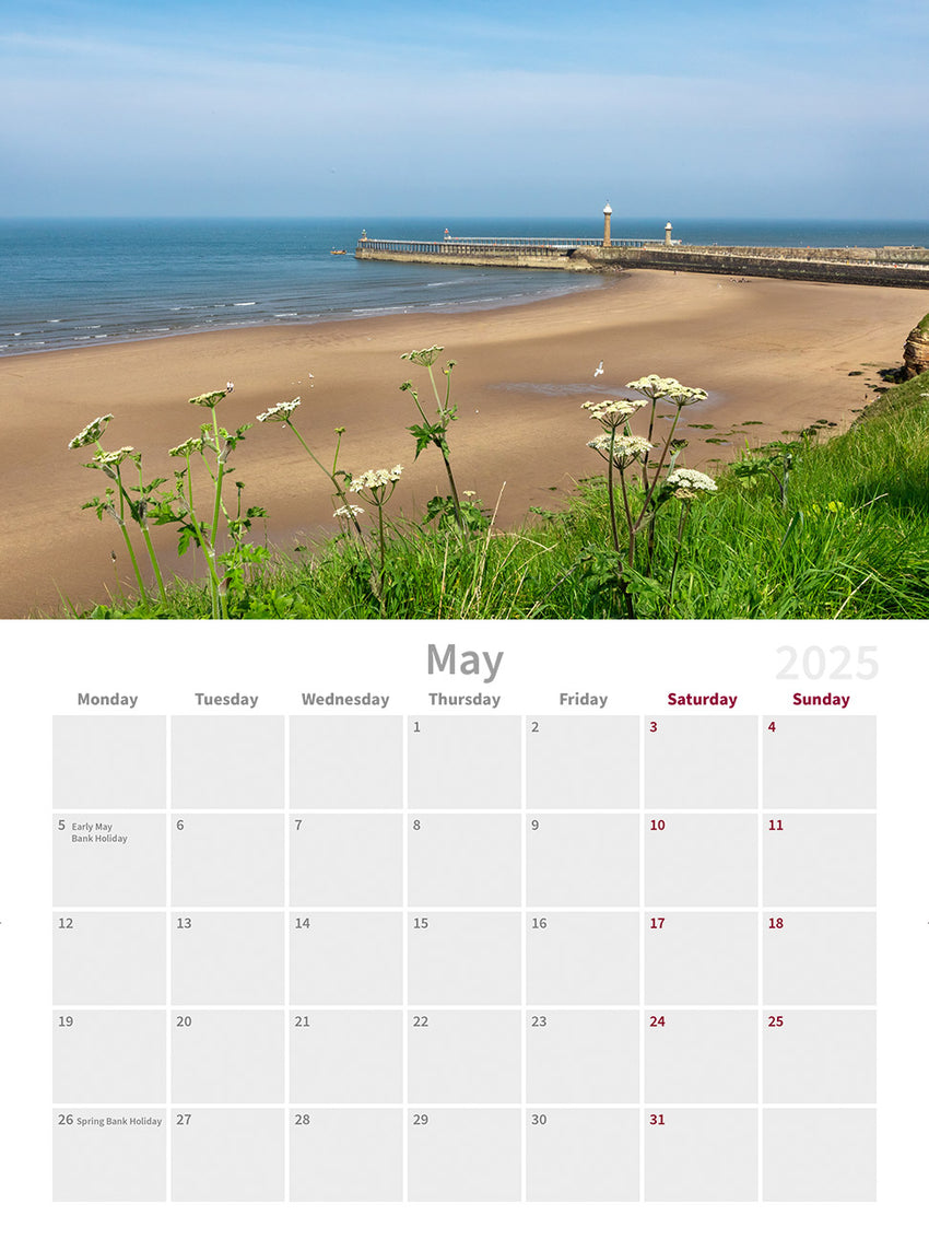 Whitby Wall Calendar 2025 by Charlotte Gale Photography