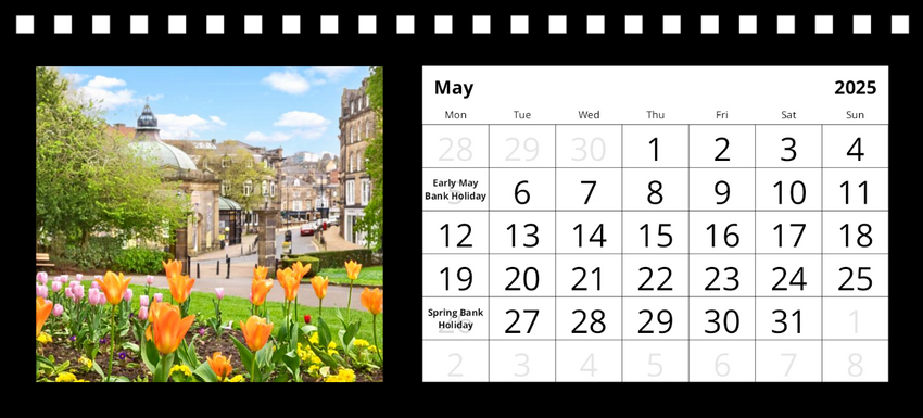 Harrogate Desk Calendar 2025 by Charlotte Gale