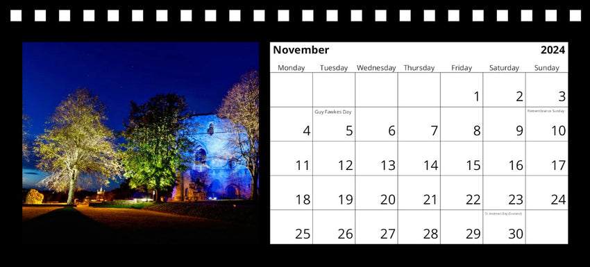Knaresborough Desk Calendar 2024 by Charlotte Gale