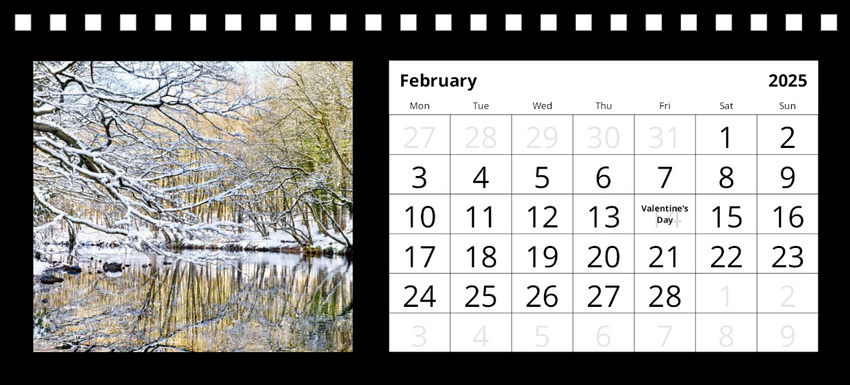 Knaresborough Desk Calendar 2025 by Charlotte Gale