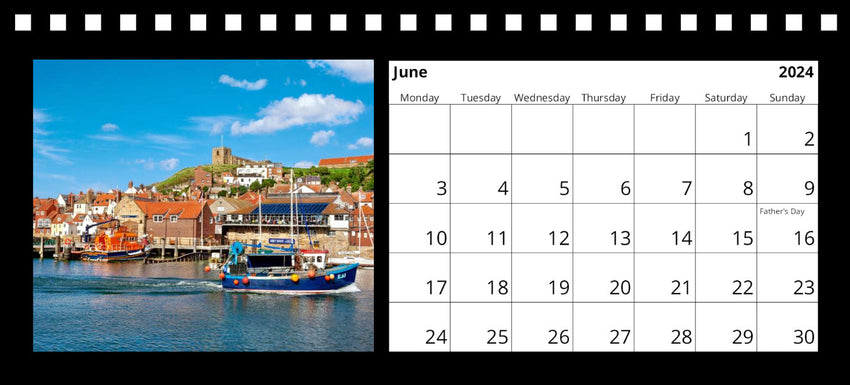 Whitby Desk Calendar by Charlotte Gale