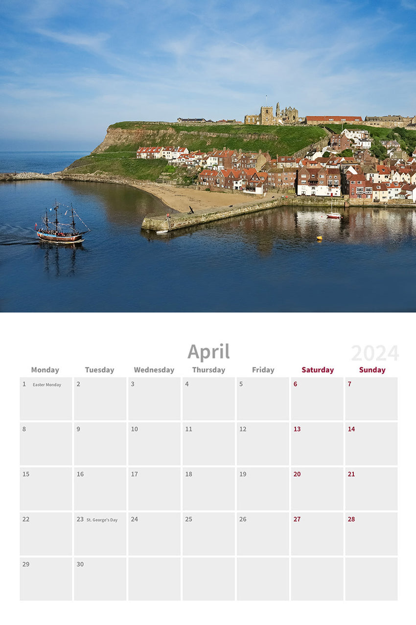 Whitby Wall Calendar 2024 by Charlotte Gale
