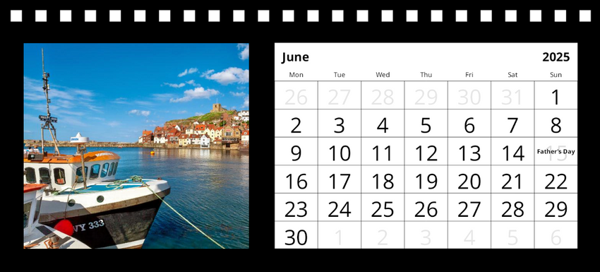 Yorkshire Desk Calendar 2025 by Charlotte Gale