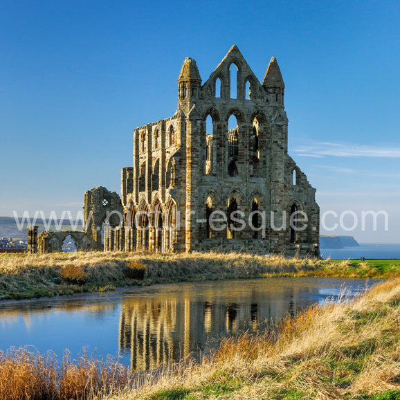 Whitby Abbey in Midwinter