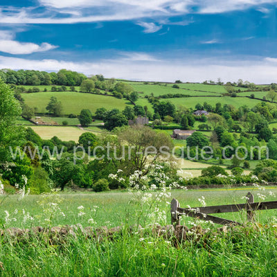 Dacre Banks Nidderdale personalised greetings card