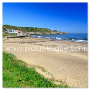 Beach leading to Sandsend, Nr Whitby, North Yorkshire