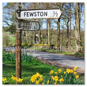 Road to Fewston card
