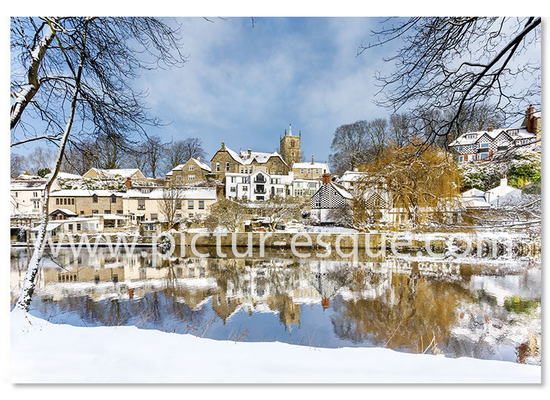 5 Luxury Knaresborough Christmas Cards (mixed pack 2022 collection 4)