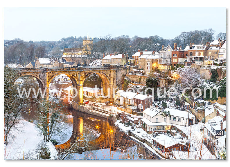 5 Luxury Knaresborough Christmas Cards (mixed pack 2022 collection 4)