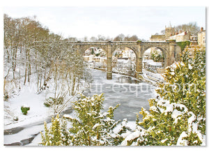 Frozen Nidd Knaresborough Christmas cards by Charlotte Gale Photography