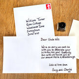 Llama Blank Personalised Handwritten Card