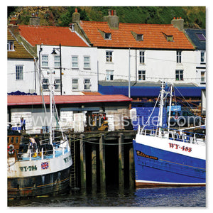 Whitby fishing boats by Charlotte Gale